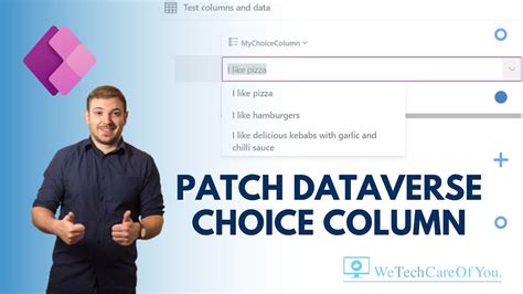 Choices column. . Powerapps patch dataverse choice column